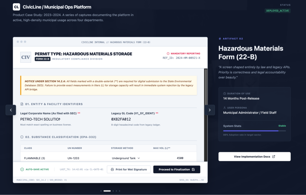 Constraint-driven UI moment